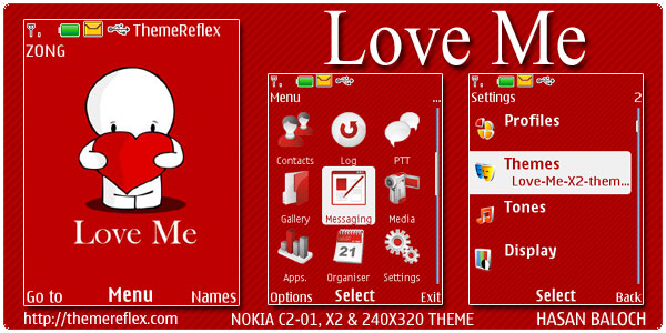 Nokia X2 01 Love Themes 2012